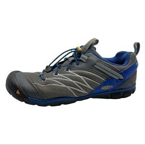 KEEN Chandler CNX Trail Shoe Gray Blue Silver Womens Size 8 Youth Size 6